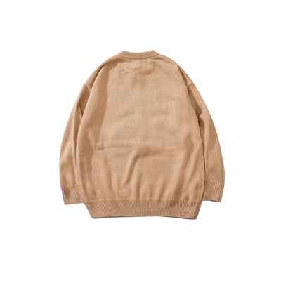 Suéter de Cuello Redondo con Diseño Cartoon Urbano para Hombre - Image 16
