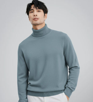 Suéter Cuello Alto Térmico para Hombre - Base Layer Abrigada para Otoño e Invierno - Image 11