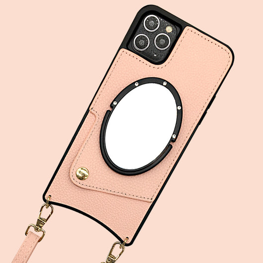 Funda Diagonal para Celular con Bolsillos de Tarjeta y Correa - Image 6