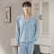 Pijama Cardigan Modal para Hombre - Manga Larga Primavera Otoño