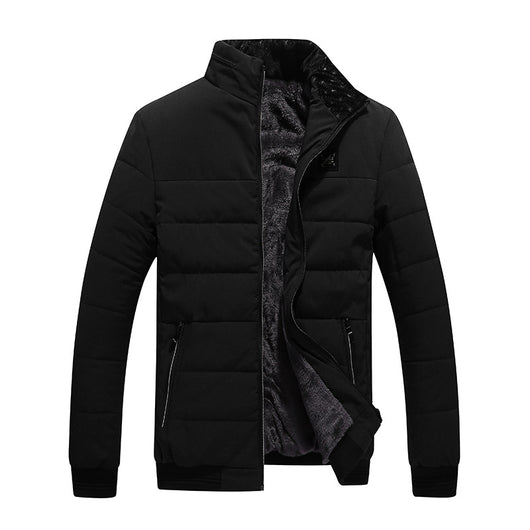 Chaqueta de Invierno para Hombre Estilo Coreano con Forro de Felpa - Image 9