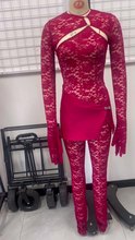 Conjunto Sensual de Encaje Transparente con Recortes Estratégicos - Image 10