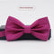 Pajarita Para Hombre, Color Liso, Formal, Para Bodas, Negocios, Casual, Novio, Padrino, Rojo Purpúreo