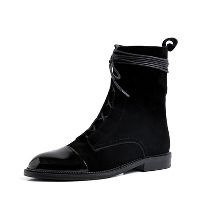 Botas Martin Planas de Cuero Suave - Estilo Británico Versátil para Mujer - Image 5