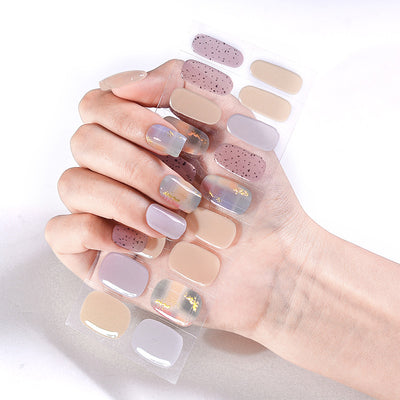 Pegatinas de Uñas en Gel Semipermanente 3D - Impermeables y Duraderas - Image 56
