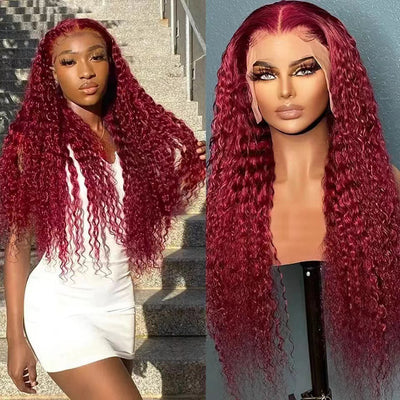 Peluca Rizada Frontal de Encaje con Volumen Abundante - Fibra Sintética Premium - Image 2