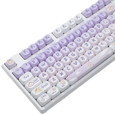 Keycap Conejo Degradado Púrpura PBT - Personalización Coeco - Image 5
