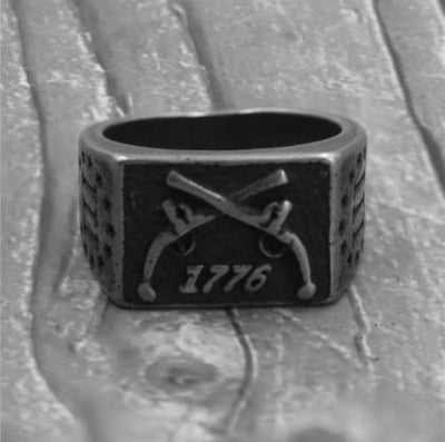 Anillo de Acero Titanio Vintage para Hombre - Image 10