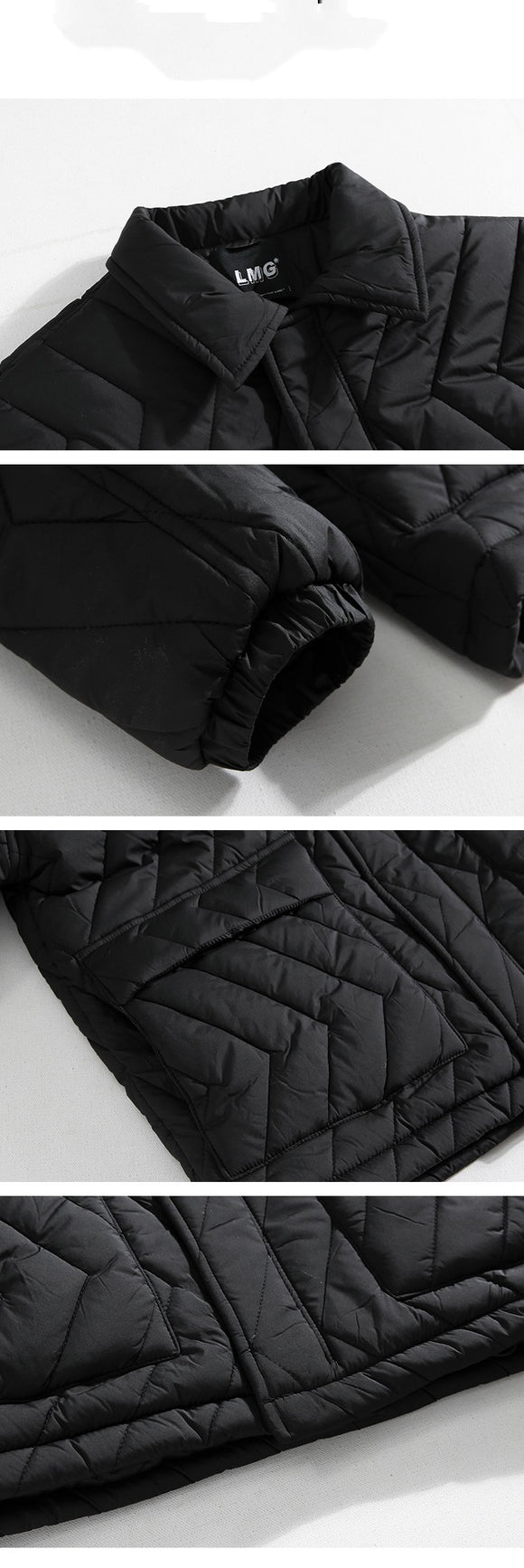Chaqueta Polo de Algodón para Hombre Estilo Coreano Invierno