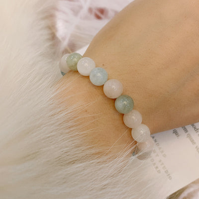 Pulsera de Cristal Multicolor para Pareja - DIY Personalizable