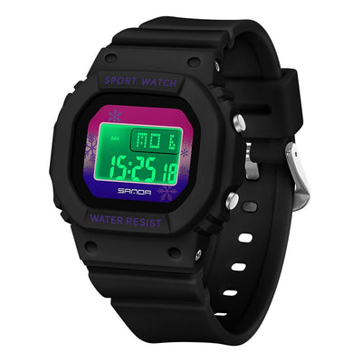 Reloj Digital Cuadrado Multicolor para Estudiantes - Image 4