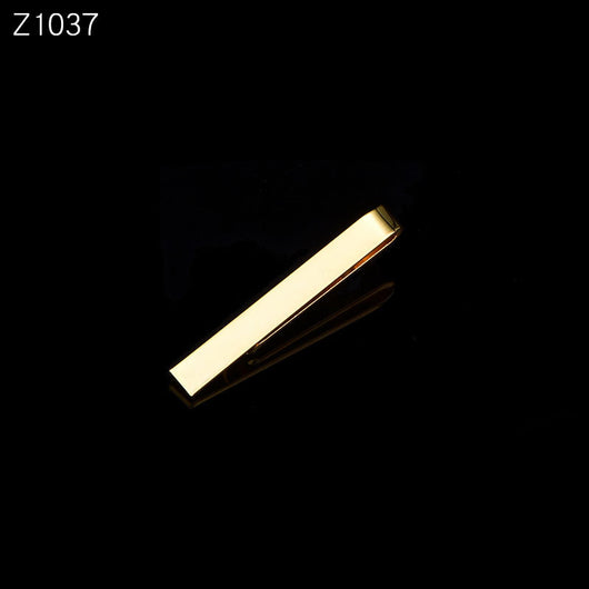 Clip para Corbata Elegante Oro y Plata para Hombre - Image 12