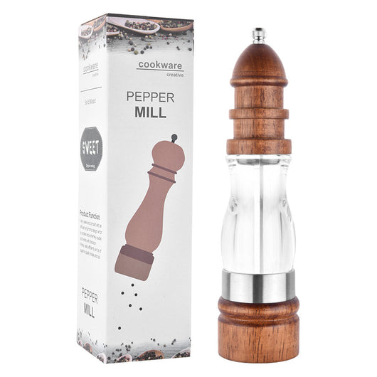 Juego de Molinillos de Sal y Pimienta de Madera de Acacia - Image 6