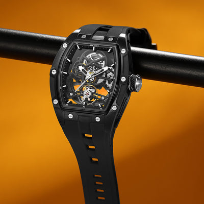 Reloj Mecánico Automático Hueco de Acero Inoxidable para Hombre - Image 2