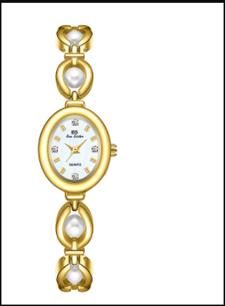Reloj de Pulsera Elegante para Mujer con Perlas Imitación - Diseño Temperamental Lujo - Image 13