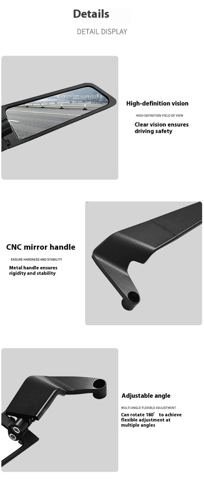 Espejo Retrovisor Eléctrico Plegable Universal para Motos y Autos - Image 8
