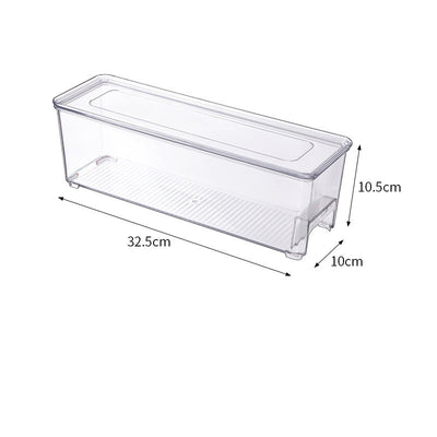 Caja Organizadora Refrigerador Transparente con Cajón - Conservación de Alimentos - Image 11