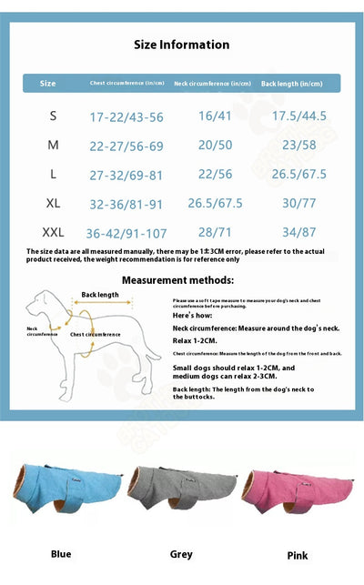 Chaleco Térmico para Perros Medianos y Grandes - Resistente al Agua y Lavable - Image 9