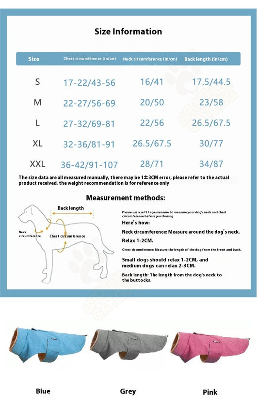 Chaleco Térmico para Perros Medianos y Grandes - Resistente al Agua y Lavable - Image 9