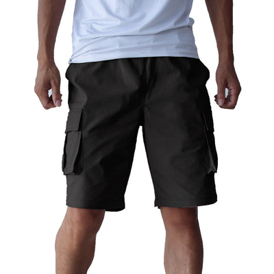 Pantalones Cortos Overol Elásticos Talla Grande para Hombre - Comodidad Casual de Verano - Image 3