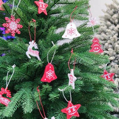Decoraciones Navideñas de Madera Artesanal para el Hogar