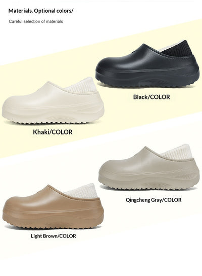 Pantuflas de Algodón para Hombre - Comodidad Invernal para Uso Exterior - Image 6