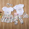 Conjunto Familiar a Juego con Estampado de Letras