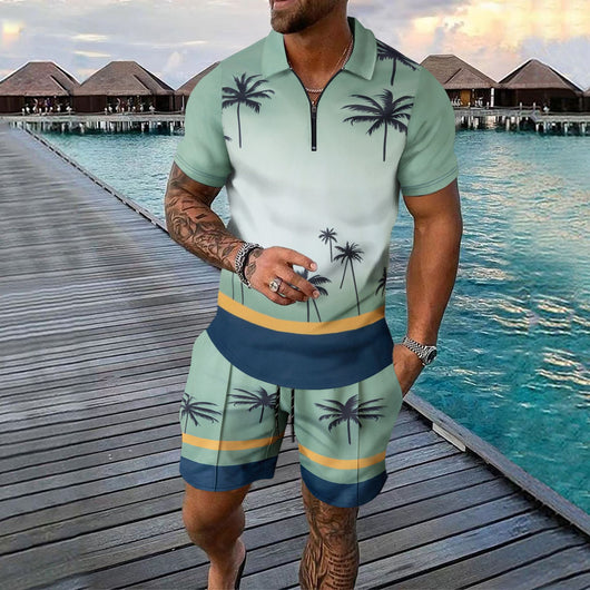 Conjunto Deportivo Hombre Pantalones Cortos y Camiseta Manga Corta - Image 20