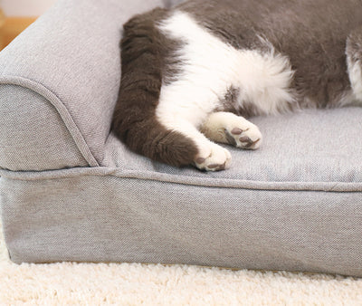 Nido Sofá para Mascotas con Funda de Lino Removible y Lavable - Image 10