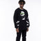 Playera Manga Larga Calavera Estilo Urbano para Hombre