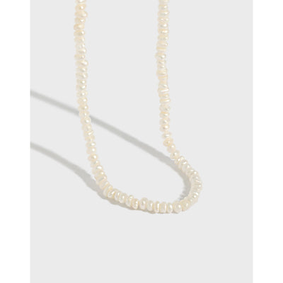 Collar de Perlas Barrocas Cultivadas en Agua Dulce Plata 925 para Mujer - Image 2