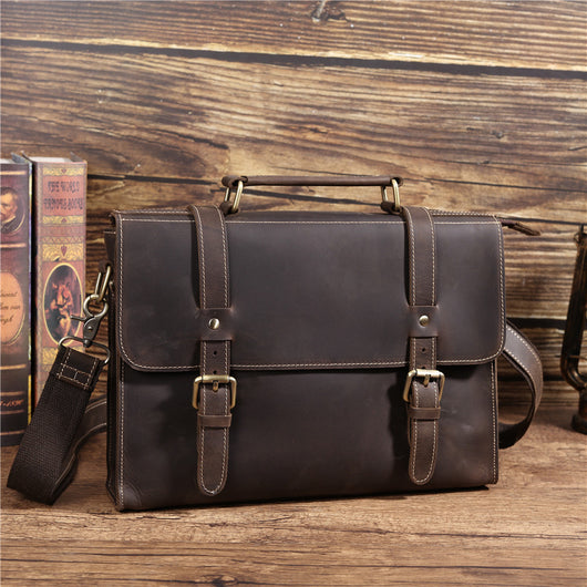 Portafolio Vintage Kumon para Hombre - Elegancia Profesional - Image 9