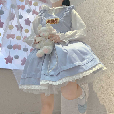 Vestido Globo con Mangas Volantes - Image 4