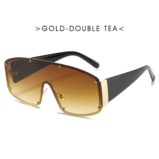 Gafas de Marco Oversized Tendencia Europa y América para Hombre - Image 8