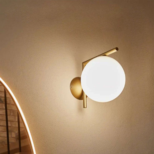 Lámpara de Pared de Cristal para Dormitorio y Pasillo
