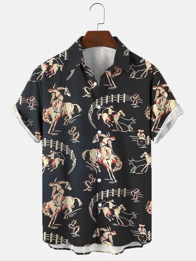 Playera Estampada 3D Digital para Hombre Talla Grande - Image 23