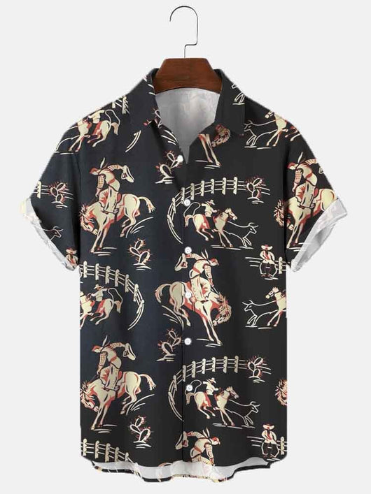 Playera Estampada 3D Digital para Hombre Talla Grande - Image 23
