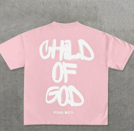 Playera Oversized Hombre Child Of God con Patrón Gótico NDY - Image 9