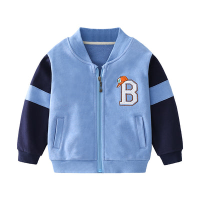 Chaqueta Infantil con Diseño de Dibujos Animados y Paneles Combinados - Image 4