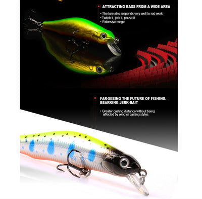 Señuelo Magnético Long Shot 80mm 8.5g para Pesca en Agua Dulce - Image 40