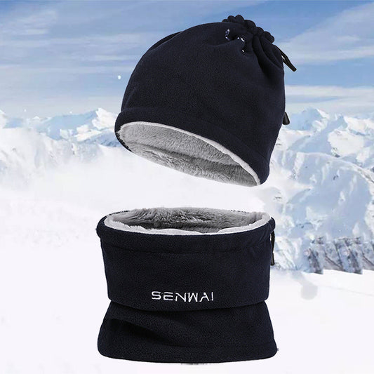 Gorro de Lana Cálido y Bufanda Térmica a Prueba de Viento - Conjunto Abrigador Fashionable - Image 2