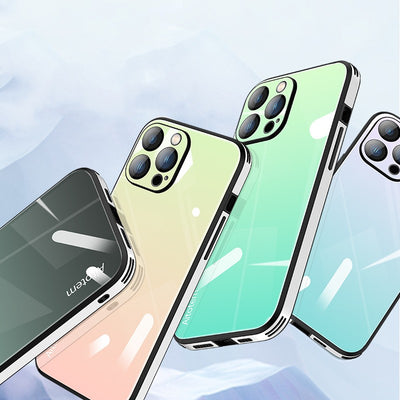 Funda Protectora de Vidrio Templado con Degradado de Color