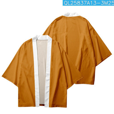 Cardigan Robe Corto con Estampado 3D para Hombre - Image 14