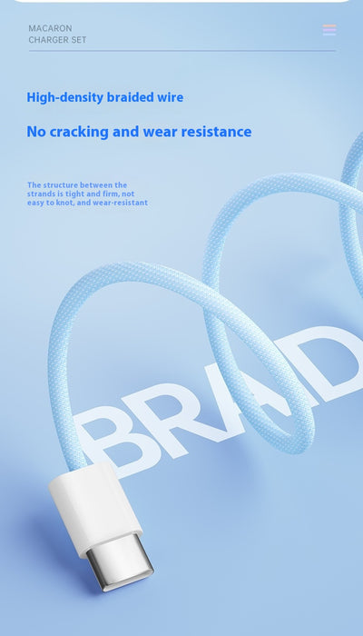 Cable de Carga Rápida PD20W Trenzado Nylon con Transferencia de Datos - Image 30