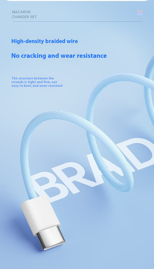 Cable de Carga Rápida PD20W Trenzado Nylon con Transferencia de Datos - Image 30