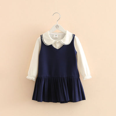 Conjunto de Dos Piezas para Bebé: Camiseta y Falda