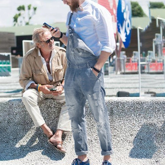 Mono Vaquero para Hombre con Tirantes de Moda - Image 3