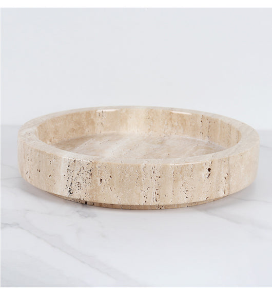 Mesa de Té Chino con Borde de Mármol y Maceta de Flores Eternas Simuladas - Image 17