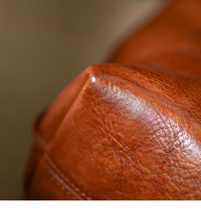 Bolsa de Cuero Curtido al Natural Hecha a Mano para Hombre - Image 7