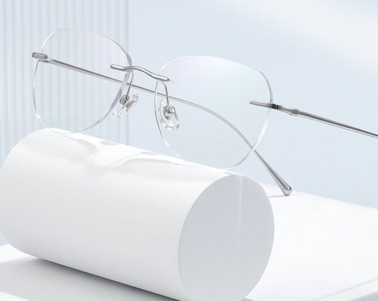 Gafas Sin Marco de Personalidad Elegante para Mujer - Image 14